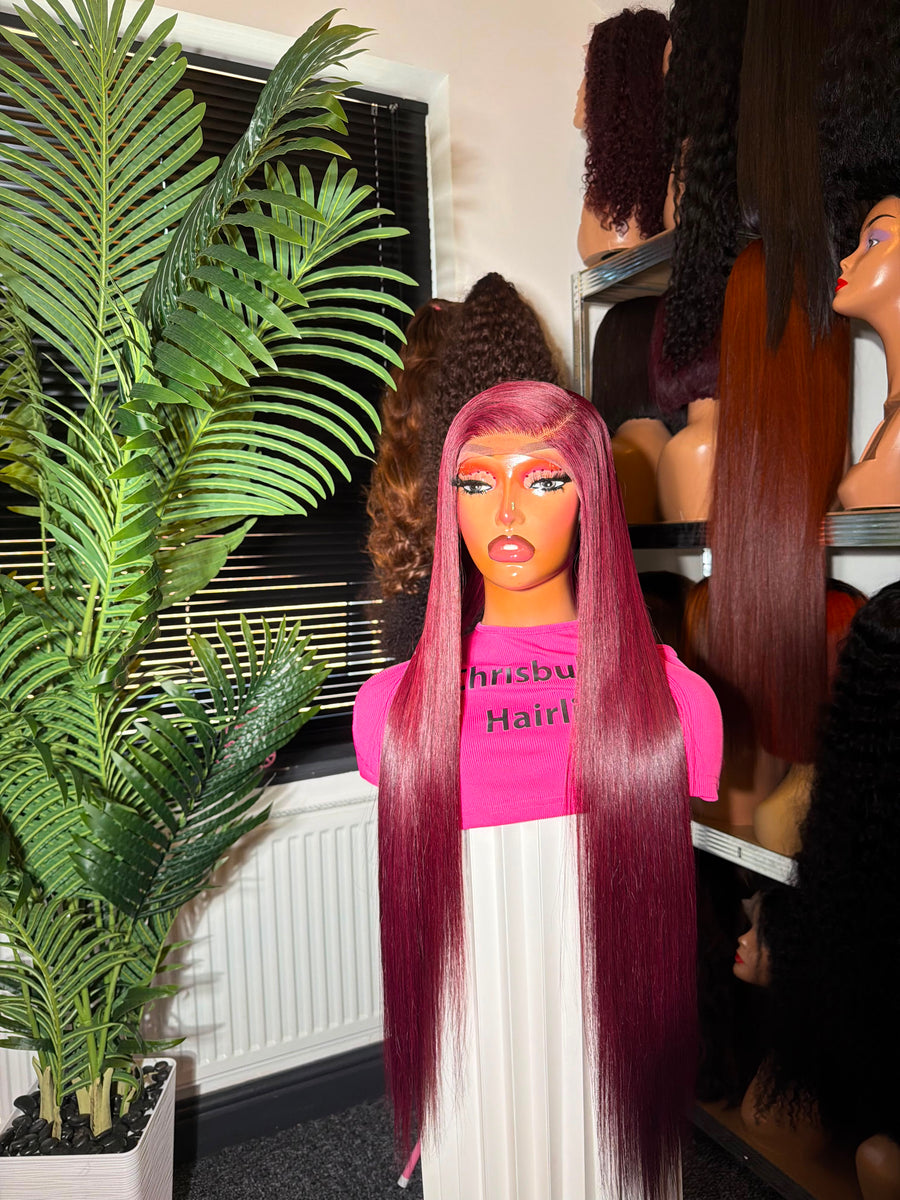 Burgundy Bonestraight